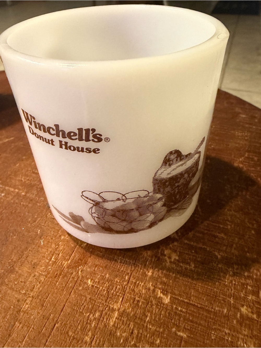 Chaco White Mug with Brown Winchell's Donut House 70’s vintage